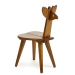 Olgierd Szlekys, Władysław Wincze Spółdzielnia Artystów Plastyków ŁAD, Poland, Zydelek "Sarenka," 1950s.