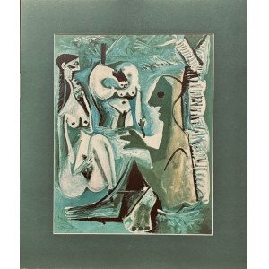 Pablo Picasso 1881-1973 from the series Le Déjeuner sur l'herbe ( Lunches on the Grass) 1962, Variations on Breakfast on the Grass by E. Manet