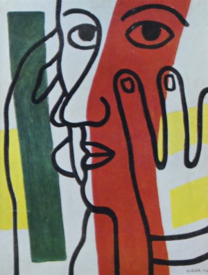 Fernand Léger (1881-1955) ,Portrait de Paul Éluard ,1947