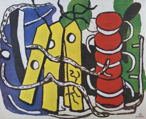Fernand Léger (1881-1955) ,Tableaux jaunes ,1947