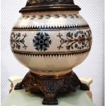Antica lampada a paraffina da salotto