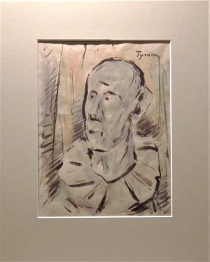 Tymon Niesiołowski1882-1965),Portret aktora Franciszka Rychłowskiego