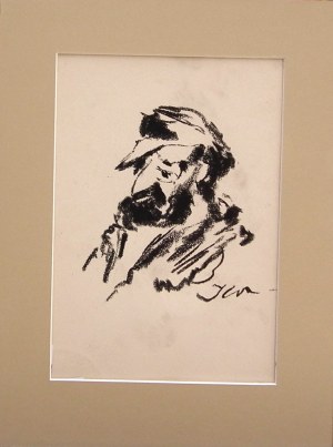 Józef Charyton(1912-1975),Portret Żyda,lata 60-te XX wieku