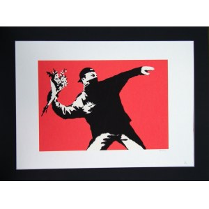 Banksy, lanciatore di fiori