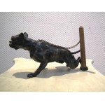 Atelier d'Alphonse Giroux (1799-1881), sculpture d'un chien Staffordshire bull terrir