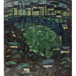 Krystyn ZIELIŃSKI (1929-2007), Panorama Sandomierza, 1955