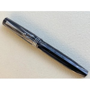 Pens - OMAS EXTRA LEVER FILLER WARTIME FINISH- PEARL GRAY