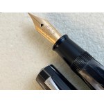 Pens - OMAS EXTRA LEVER FILLER WARTIME FINISH- PEARL GRAY