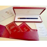 Pens - CARTIER TRINITY BLUE LAPIS FOUNTAIN PEN WITH BOX