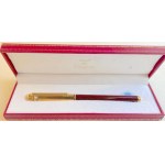 Pens - CARTIER TRINITY MARBLED BROWN FOUNTAIN PEN WITH BOX