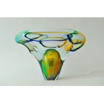 Decorative glass form - Marian Pyrcak - Crystal glass - 6