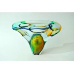 Decorative glass form - Marian Pyrcak - Crystal glass - 6
