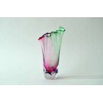 Glass vase , "Veil - Adam Jablonski - Crystal glass - 1