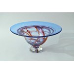 Decorative glass bowl - Adam Jablonski - Crystal glass.