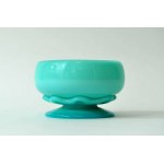 Glass platter on a leg - Krakow Glass Institute