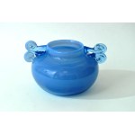 Glass vase with ears - Cracow Glass Institute