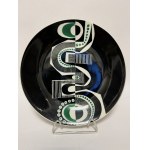 Unique porcelain abstract platter - Helena Modrzewska