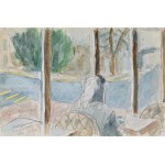 Józef Czapski, WOMAN IN A CAWIARNIA