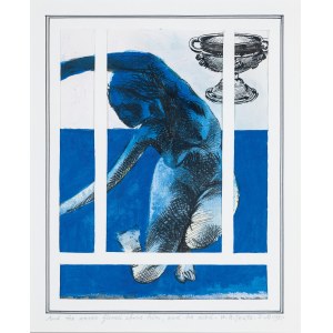 Zbigniew Makowski, AND THE WAVES FLOWED ABOVE HIM..., 1981