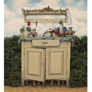 Jacek Yerka, SZAFKARNIA, 1990