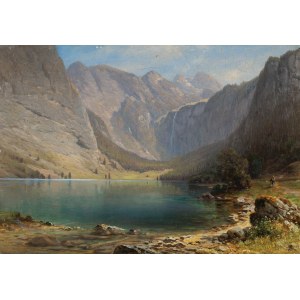 Aleksander Swieszewski, ALPINE LANDSCAPE, 1887