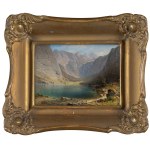 Aleksander Swieszewski, ALPINE LANDSCAPE, 1887