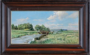Michał Gorstkin Wywiórski, MOSTEK NA WEŁNIE, 1916