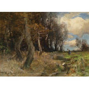 Roman Kochanowski, WOMAN COLLECTING CHRIST on the edge of the forest