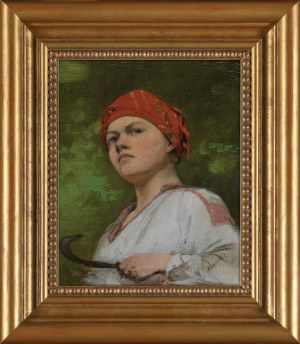 Roman Kochanowski, DZIEWCZYNA Z SIERPEM, 1882