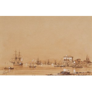 Ivan Konstantinovič Aivazovskij, STREDOMORSKÁ KRAJINA, 40. roky 19. storočia.