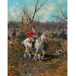Alfred Wierusz-Kowalski, NA POLOWANIU, ok. 1880