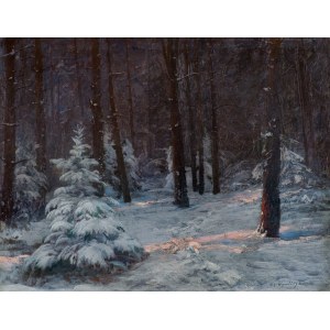 Michail Gorstkin Wywiórski, ZIMNÝ LAS, okolo roku 1900