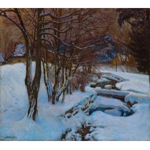 Abraham Neuman, ZMIERZCH. PAESAGGIO INVERNALE DAL PODHALE, 1903