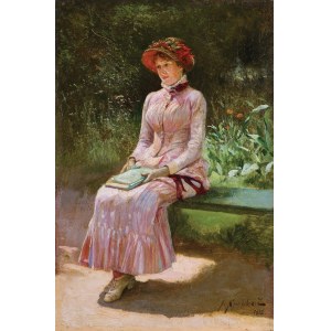 Józef Kraczkowski, PORTRET PANNY PATZAK, 1882