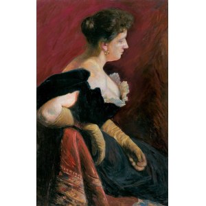 Stanislaw Kamocki, PORTRET DAMY, 1896