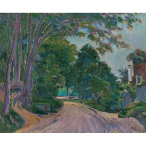 Jan Rubczak, ROAD UNDER THE FOREST, ca. 1927
