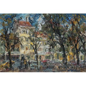 Wlodzimierz Zakrzewski, WINTERTHUR. AVENUE UNDER THE HORNBEAMS, 1971