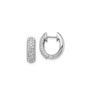 1.58 CT NATURAL DIAMOND EARRINGS IN GOLD - 840 NAT 18K