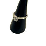 YELLOW GOLD BRILLIANT NATURAL DIAMOND SOLITAIRE ENGAGEMENT RING