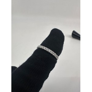 BAGUE EN OR AVEC DIAMANTS DE CULTURE - 444 LG