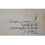 Sam Somboon (20e siècle), Paysage rural, 1972*.