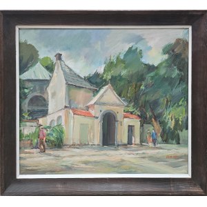 Slawomir Mieleszko (1938 Nowy Swierżeń - 2021 Warsaw), Remuh Synagogue in Kazimierz, Kraków, 1989
