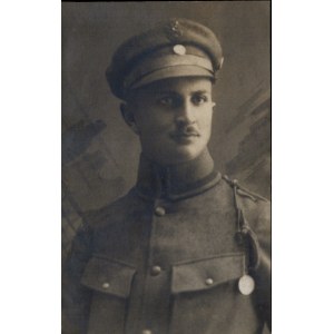 [Polish Legions] Photograph of a young soldier of the Polish Legions.
