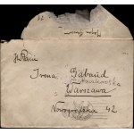 [HEMAR Marian] Handwritten letter from Marian Hemar to Irene Gabaud. Date. Lviv 13.7.1926.
