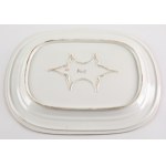 [Polish Coats of Arms] Decorative platter with the Ciołek coat of arms. Porzellanhaus Ernst Wahliss - Vienna, late 19th century.