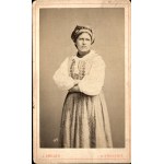 [19th CENTURY] KRIEGER Ignacy. Krakowian woman from Luczanowice in folk costume. Photo by I. Krieger. Cracow [after 1875].