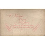 [19th CENTURY] KRIEGER Ignacy. Krakowian woman from Luczanowice in folk costume. Photo by I. Krieger. Cracow [after 1875].