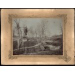 KOSSAKOWSKI Kazimierz Stanislaw - View of the park near the palace in Wojtkuszki. Photograph by S. K. Kossakowski from around 1901. [Landsmanship, Wojtkuszki, Lithuania].