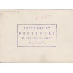 Warsaw. Saski Palace. Copyright by Photo-Plat. 42, Dluga str. Warsaw. 1930s.