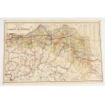 KORNMAN S. - Mapa Komunikacyjna Galicyi i Bukowiny w skali 1:750.000. 2nd edition. Lviv 1906, published by the H. Altenberg Bookstore.